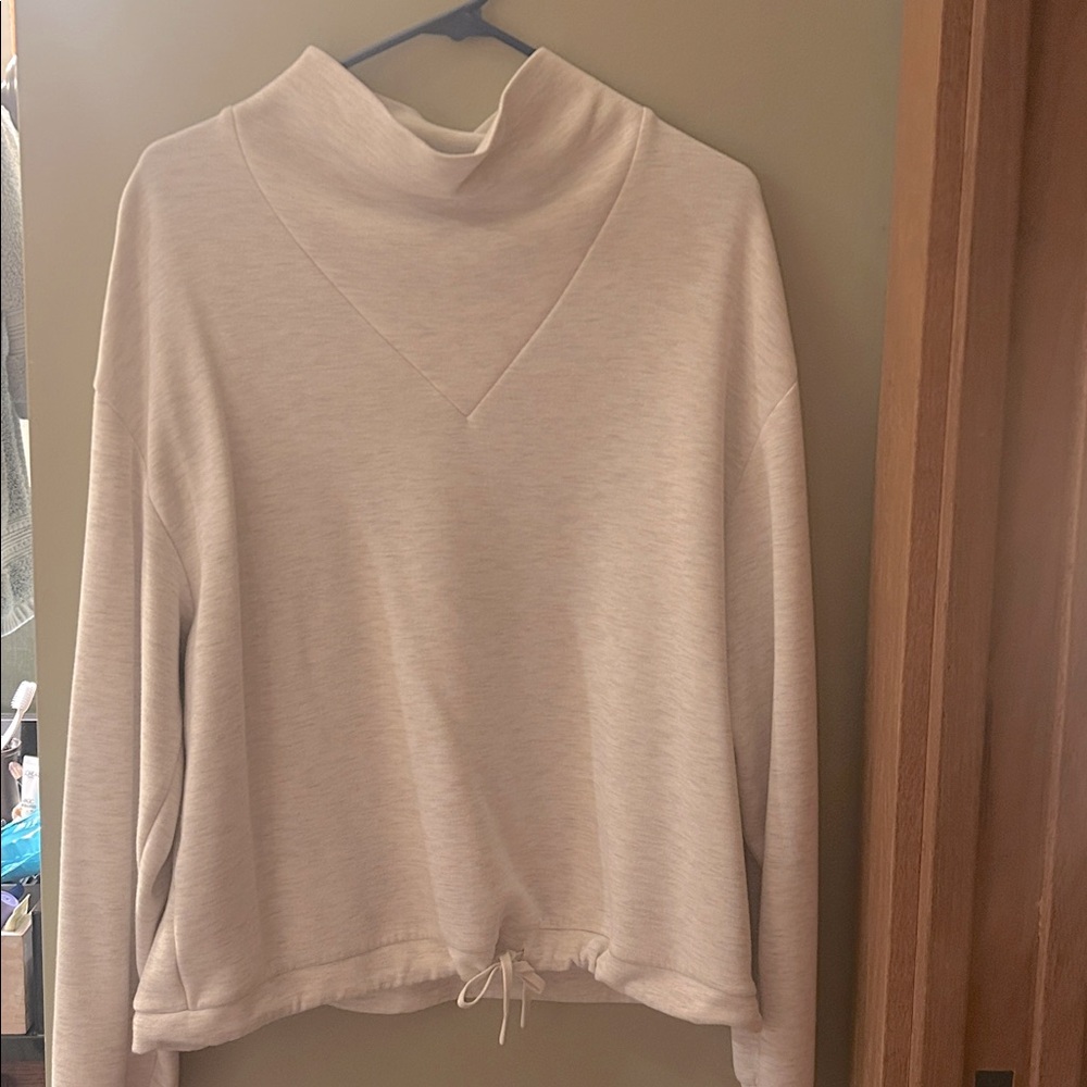 Varley ivory marl Betsy sweatshirt M